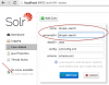 Solr core Admin page, creating a Drupal Search core